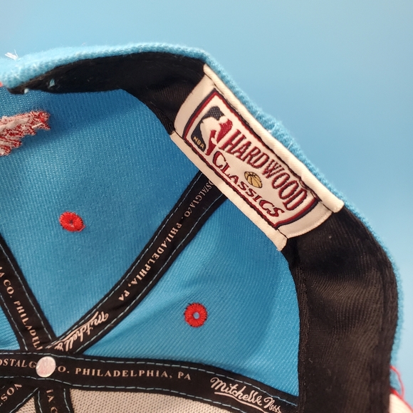 Bait / NBA / Mitchell And Ness Rare Collab Vancouver Grizzlies hat.  Teal - Picture 6 of 7